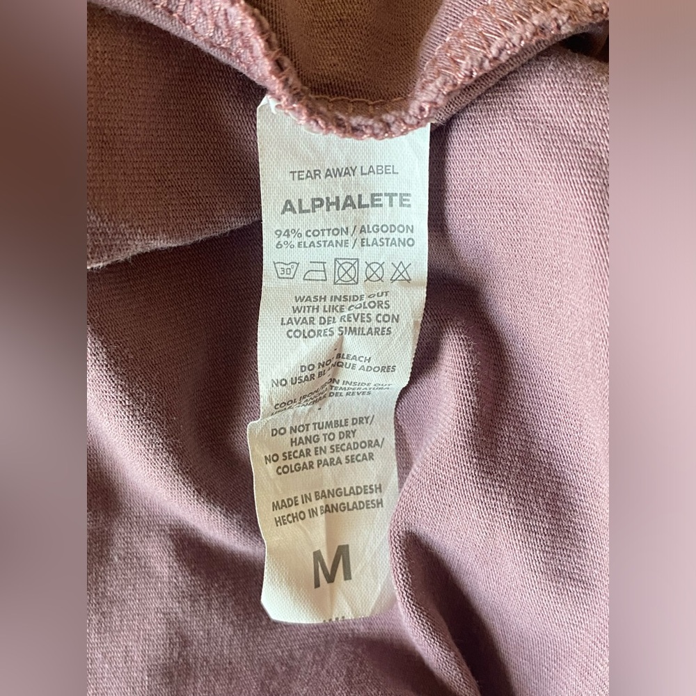Alphalete PBNS Crop Long Sleeve Tee ~ Medium - Picture 7 of 7